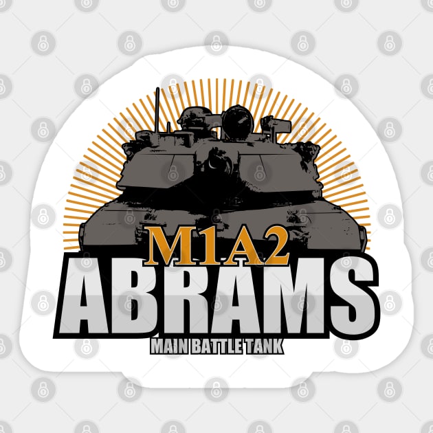 M1A2 Abrams Sticker by TCP